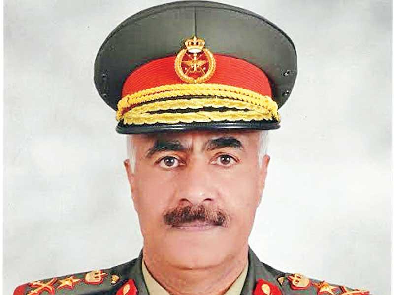 رئيس الأركان العامة للجيش الفريق الركن محمد الخضر