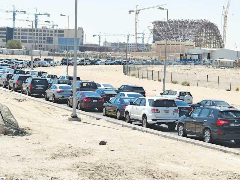 ازدحام مروري في جامعة الشدادية (أرشيف)