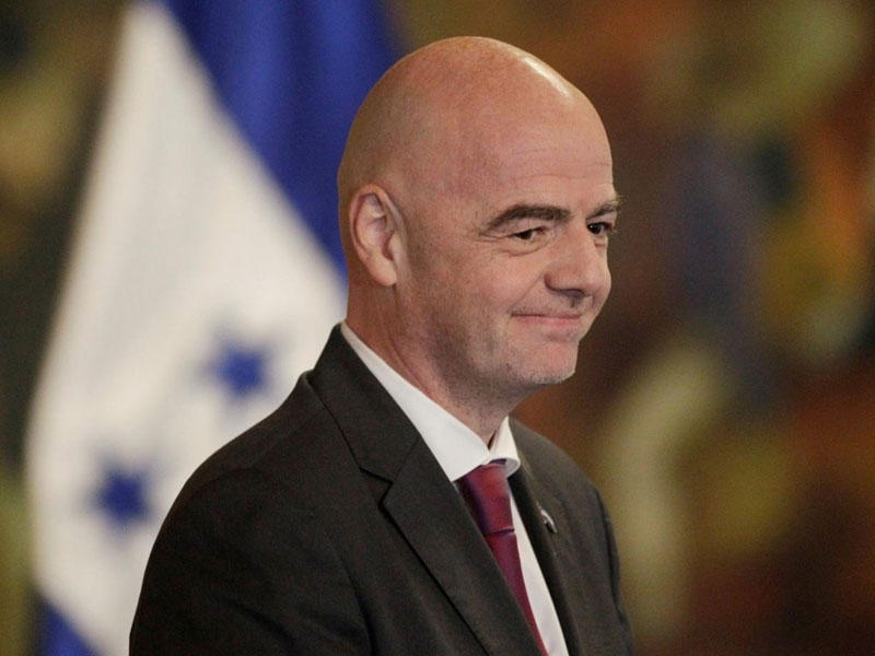 رئيس الاتحاد الدولي لكرة القدم السويسري جاني انفانتينو 