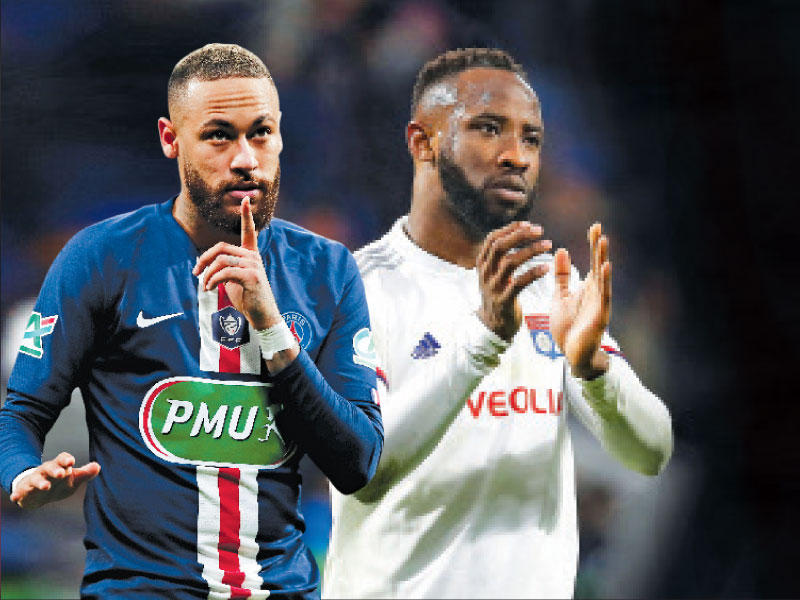 ديمبيلي نجم ليون و نيمار نجم سان جرمانn