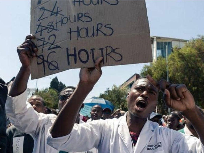 أضراب أطباء في زيمبابوي 