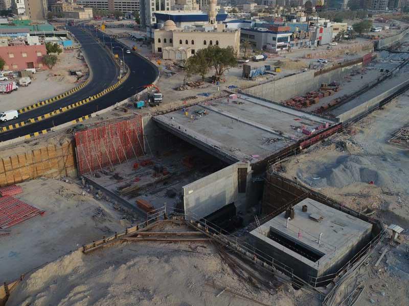 صورة سابقة لمشروع تطوير الدائري الاول 