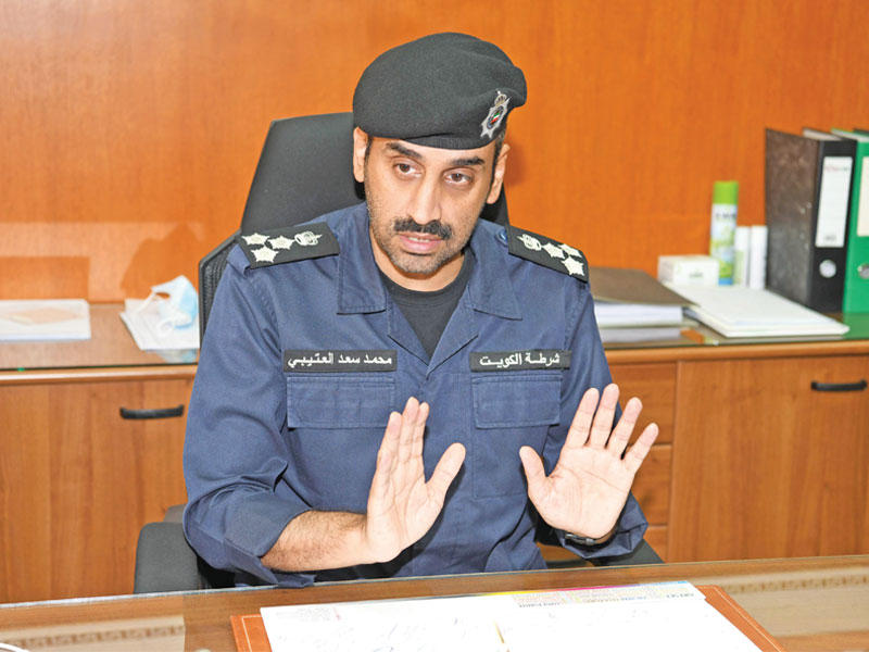 مدير إدارة تحقيق المخالفات في الإدارة العامة للمرور العميد محمد العتيبي 