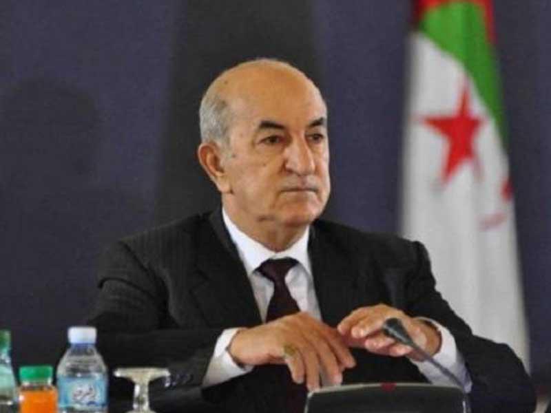 الرئيس الجزائري عبدالمجيد تبون