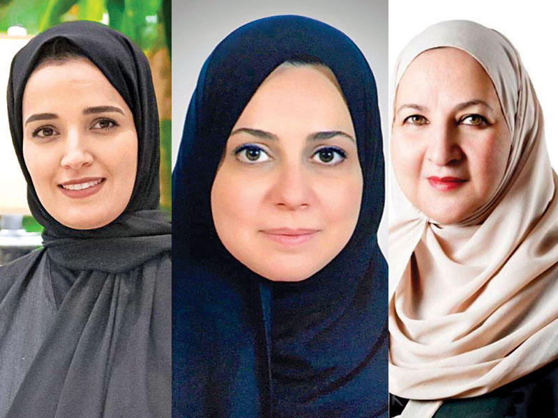 د. أمل فطاني  - د. يسرى الجزائري  - د. فهدة آل الشيخn