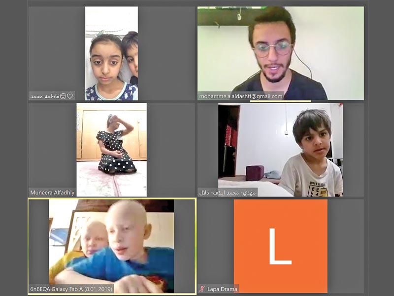 لقطات من صف الدراما 