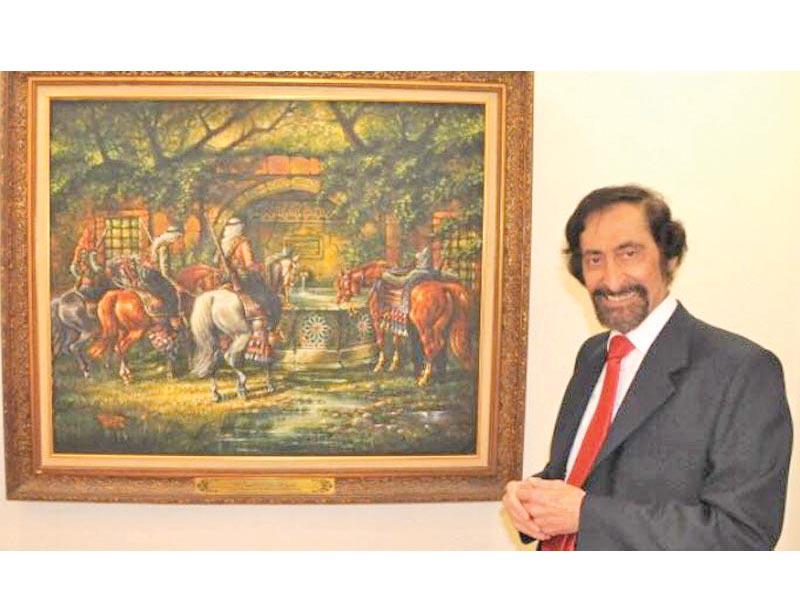 الفنان التشكيلي السوري أحمد عاصم زكريا