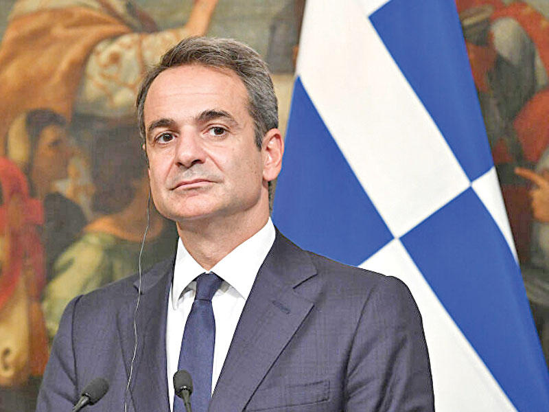 رئيس الوزراء اليوناني كيرياكوس ميتسوتاكيس 