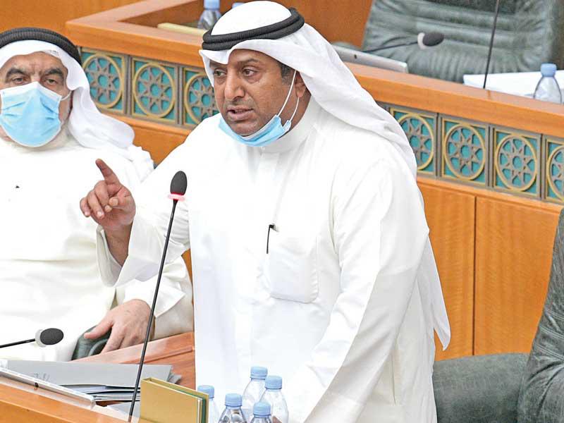 النائب د. بدر الملا معارضاً للاستجواب