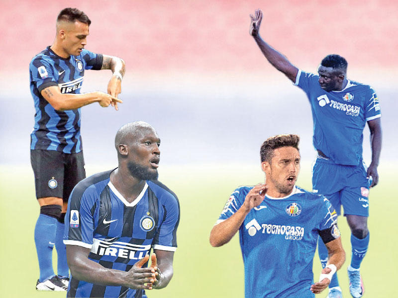 إيتيبو وجيمي ماتا نجما خيتافي - لوكاكو و لاوتارو مارتينيز  نجما إنتر ميلان