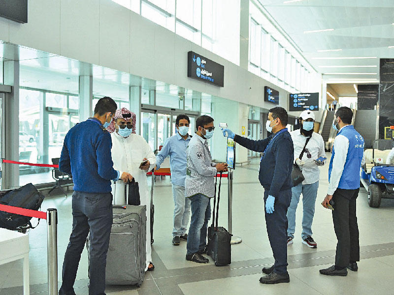 جانب من إجراءات «الكويتية» لمواجهة «كورونا»