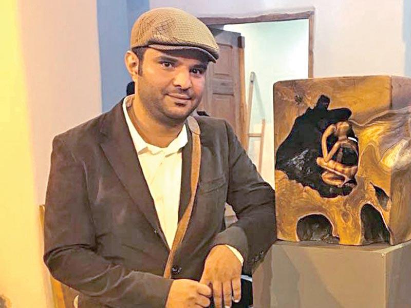 الفنان التشكيلي فهد الهاجري