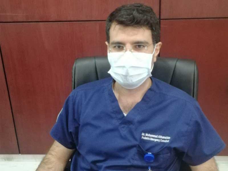  مدير مستشفى الكويت الميداني في أرض المعارض د. محمد الحميدان