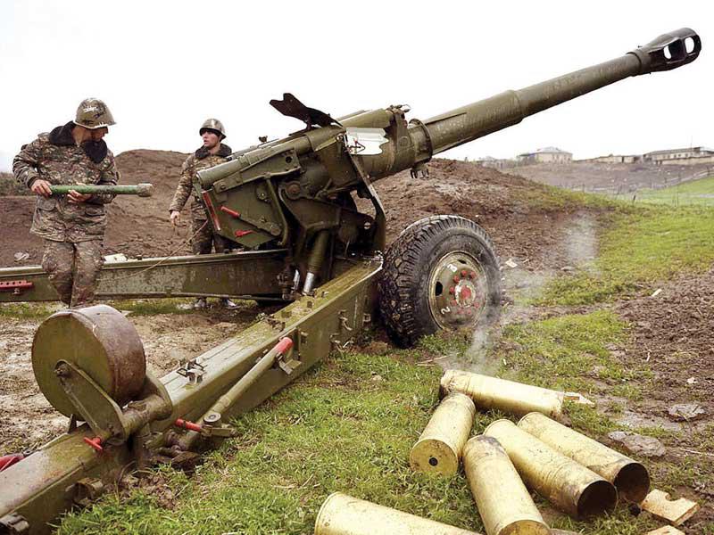 أذربيجان تنتهك وقف اطلاق النار على حدودها مع ارمينيا