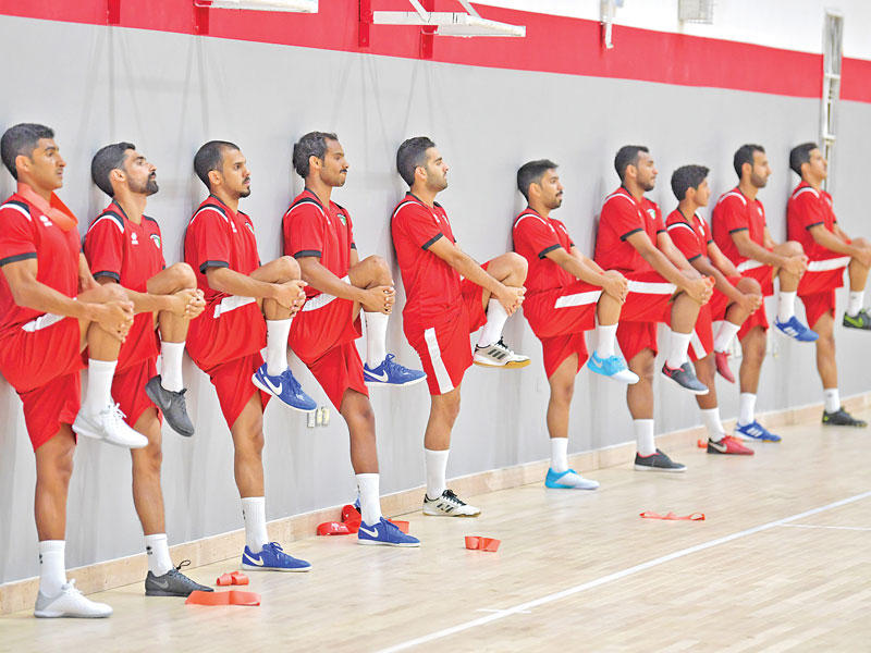 تدريب سابق لمنتخب الصالات