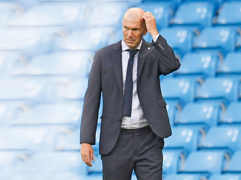 زين الدين زيدان مدرب ريال مدريد 