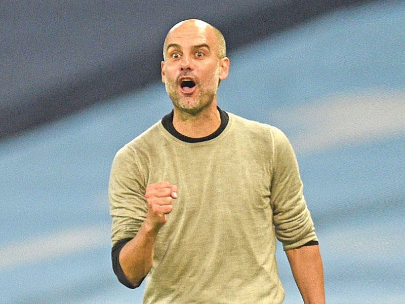 بيب غوارديولا المدير الفني لمانشستر سيتي 