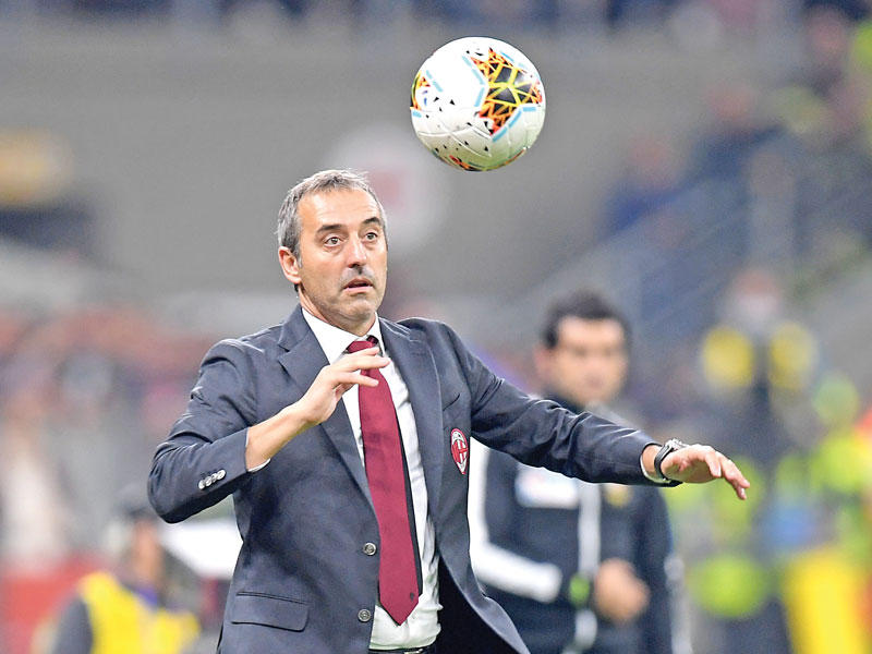 الإيطالي ماركو جيامباولو المدرب السابق لفريق ميلان