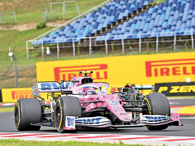 لانس سترول سائق ريسينغ بوينت