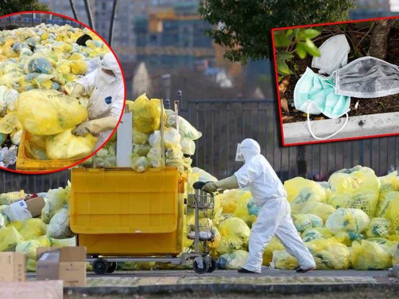 الكمامات مشكلة بيئية جديدة