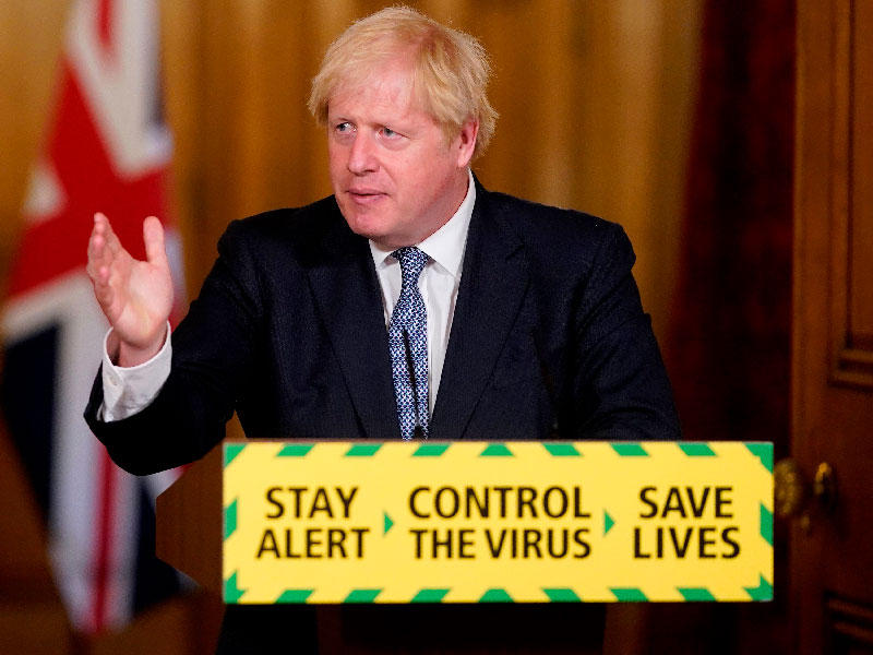 رئيس الوزراء البريطاني بوريس جونسون 