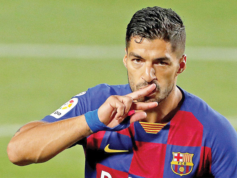 لويس سواريز  مهاجم برشلونة 