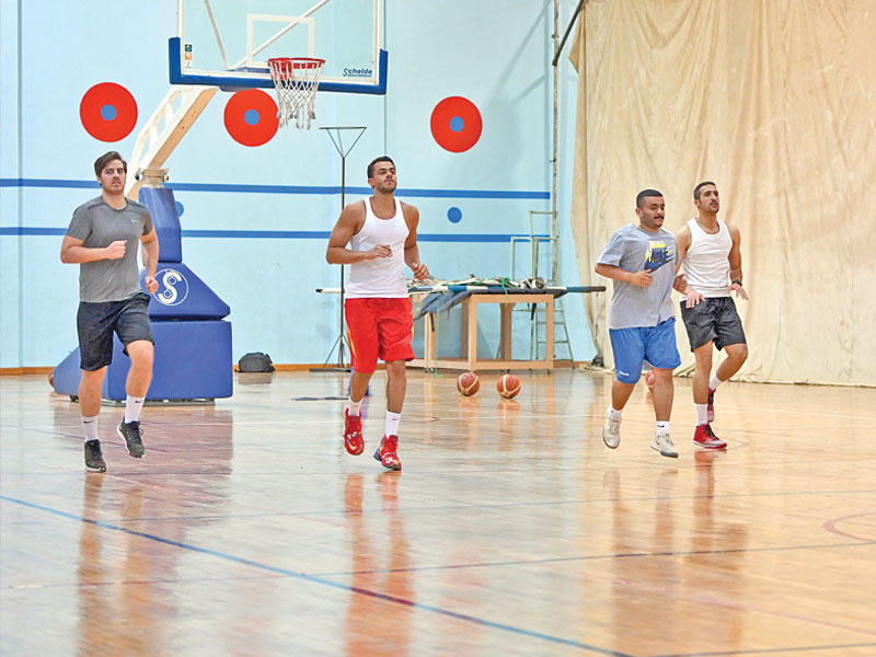 جانب من التدريبات