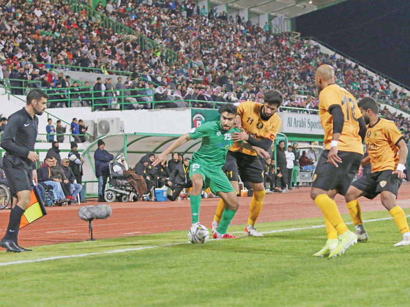 العربي والقادسية في لقاء سابق