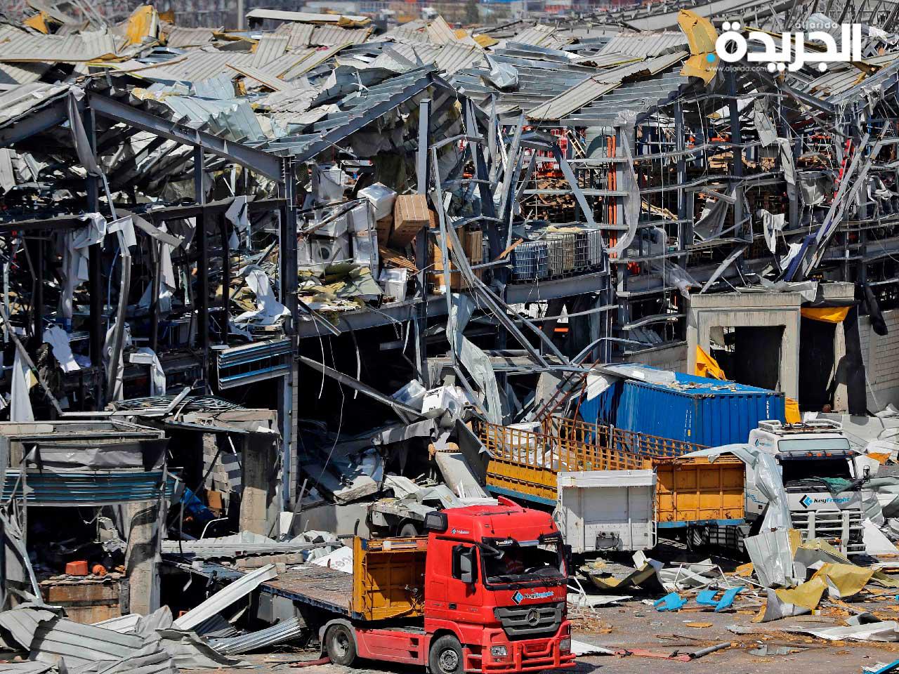 الانفجار الضخم في مرفأ بيروت
