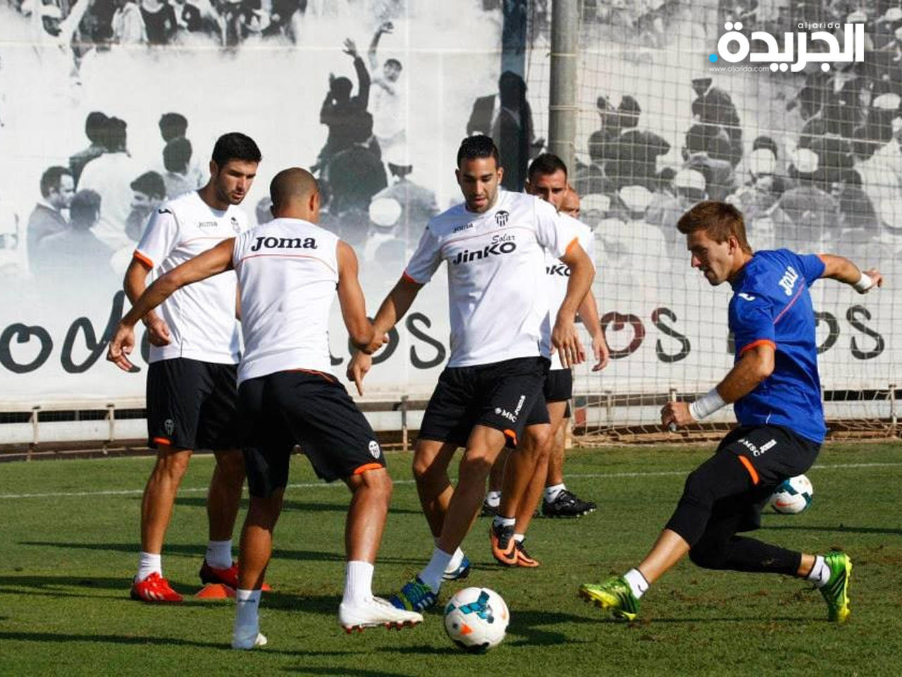 من تدريبات نادي فالنسيا الاسباني