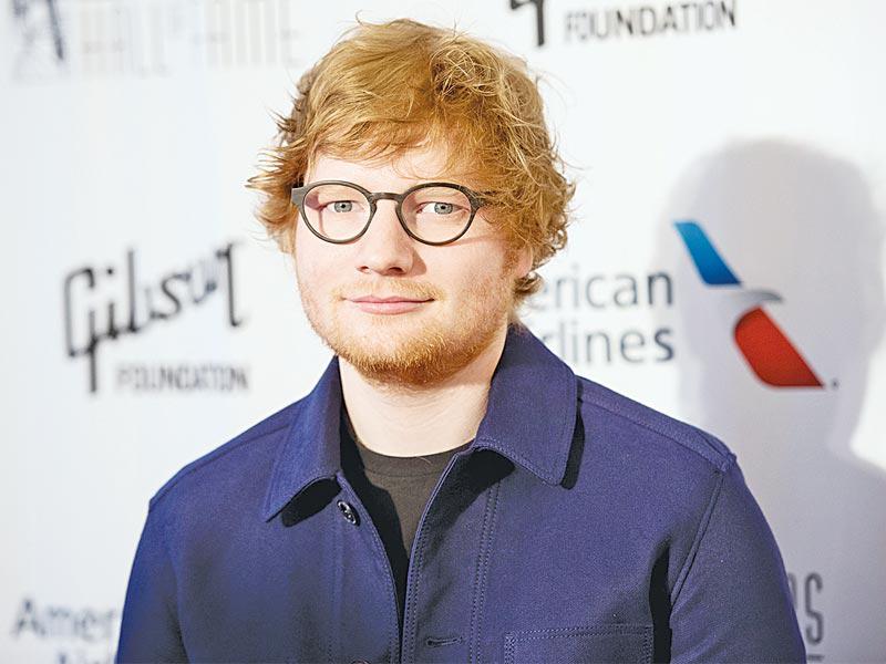 المغني البريطاني إيد شيران