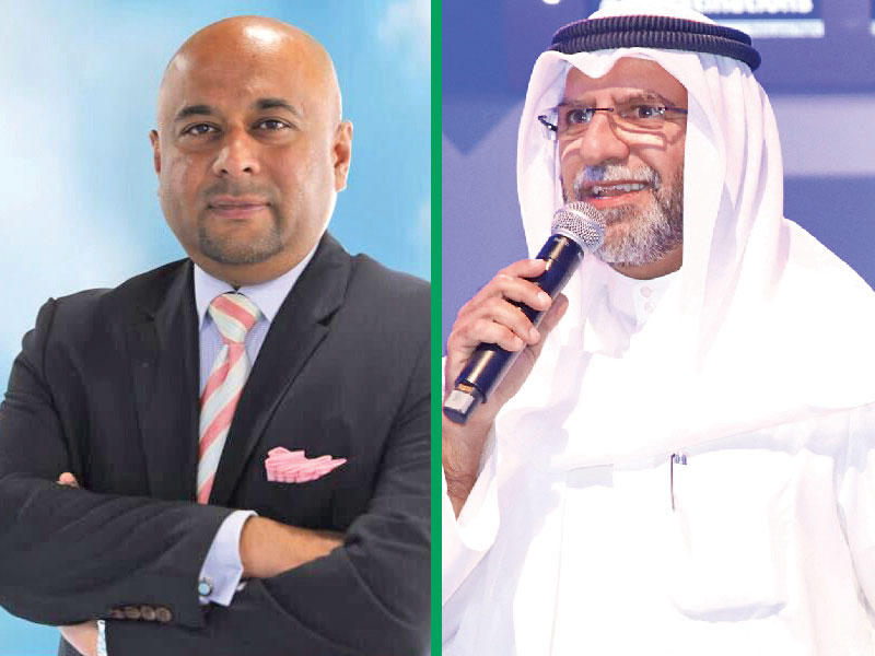 رئيس مجلس إدارة طيران الجزيرة مروان بودي - الرئيس التنفيذي لشركة طيران الجزيرة، روهيت راماشاندرانn