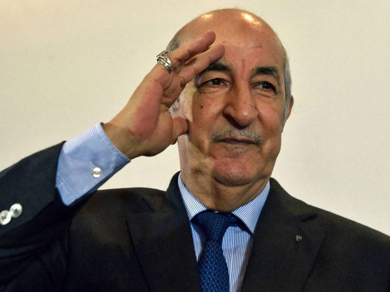 الرئيس الجزائري عبدالمجيد تبون