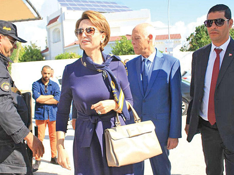 زوجة الرئيس التونسي قيس سعيد