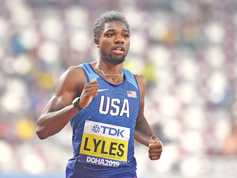 العداء الأميركي نواه لايلز 