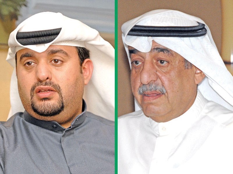  رئيس مجلس إدارة شركة عقارات الكويت، ابراهيم الذربان - طلال البحر نائب رئيس مجلس الإدارة والرئيس التنفيذي في الشركة