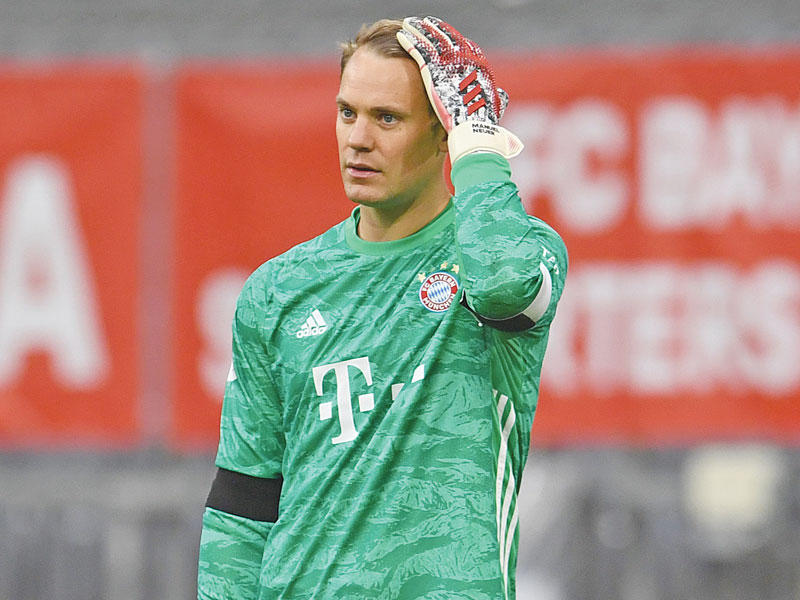 مانويل نوير حارس مرمى بايرن ميونيخ 