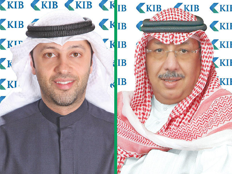 الشيخ محمد الجراح الصباح رئيس مجلس إدارة بنك الكويت الدولي -  نائب رئيس مجلس الإدارة والرئيس التنفيذي رائد جواد بوخمسين