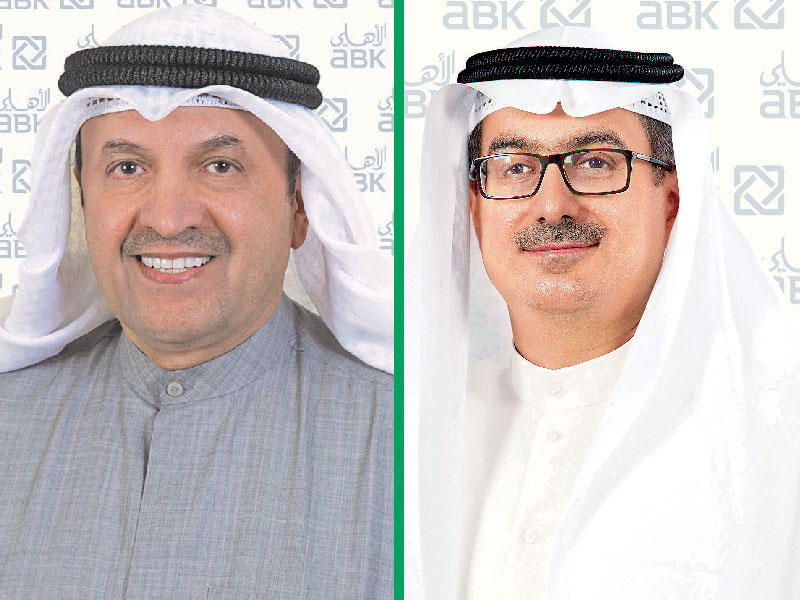 طلال بهبهاني رئيس مجلس الإدارة - عبدالله السميط نائب الرئيس التنفيذي