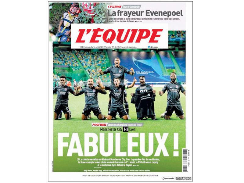 غلاف صحيفة «ليكيب»