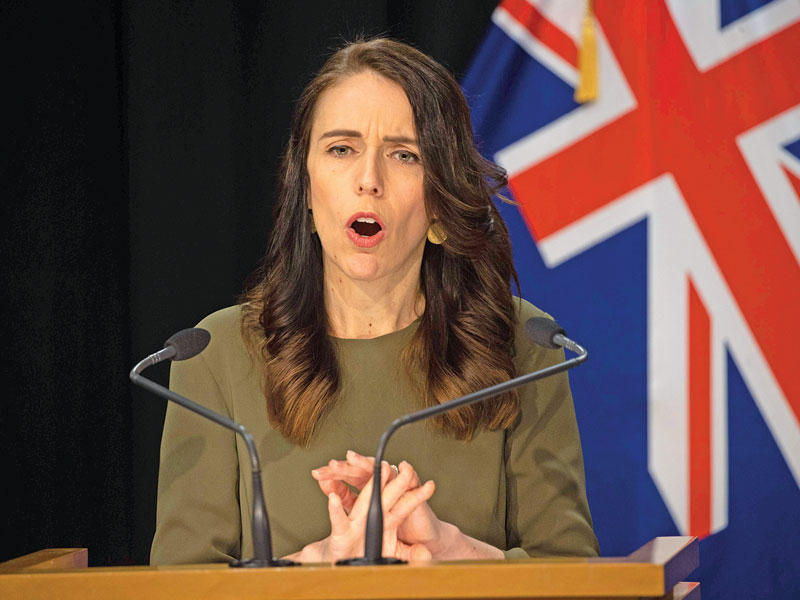 رئيسة الوزراء النيوزيلندية جاسيندا أردرن 