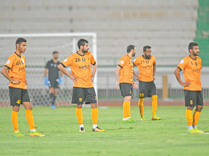 جانب من مباراة القادسية الودية الأخيرة