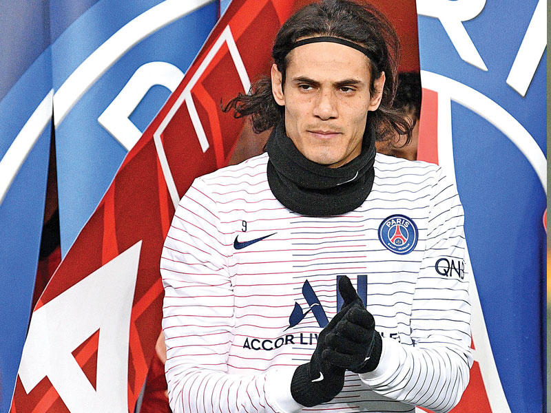 المهاجم إدينسون كافاني 