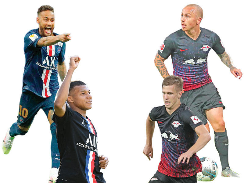 أنجيلينو - أولمو -  مبابي - نيمار