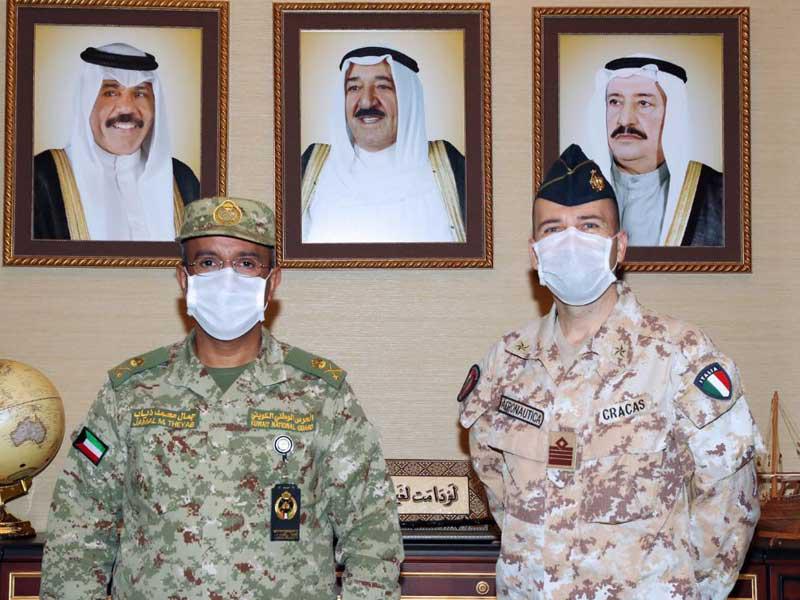  مدير ديوان نائب رئيس الحرس الوطني، اللواء جمال الذياب والملحق الايطاليn