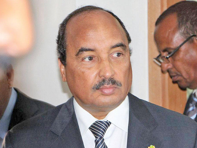 الرئيس الموريتاني السابق محمد ولد عبدالعزيز