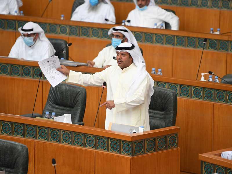 النائب فيصل الكندري معارضاً الاستجواب
