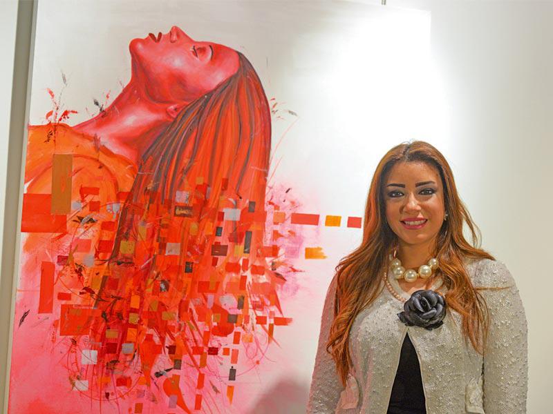 الفنانة مها المنصور