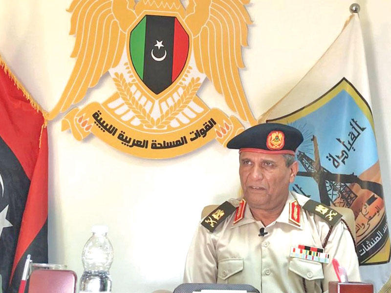 آمر حرس المنشآت النفطية اللواء ناجي المغربي