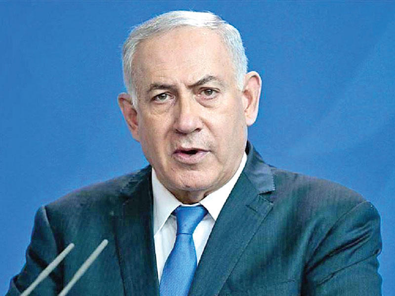رئيس الوزراء الإسرائيلي بنيامين نتنياهو